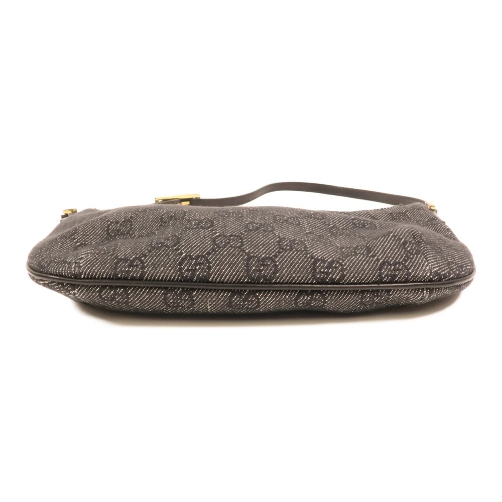 Gucci GG Black Denim Shoulder Bag - Picture 3 of 6